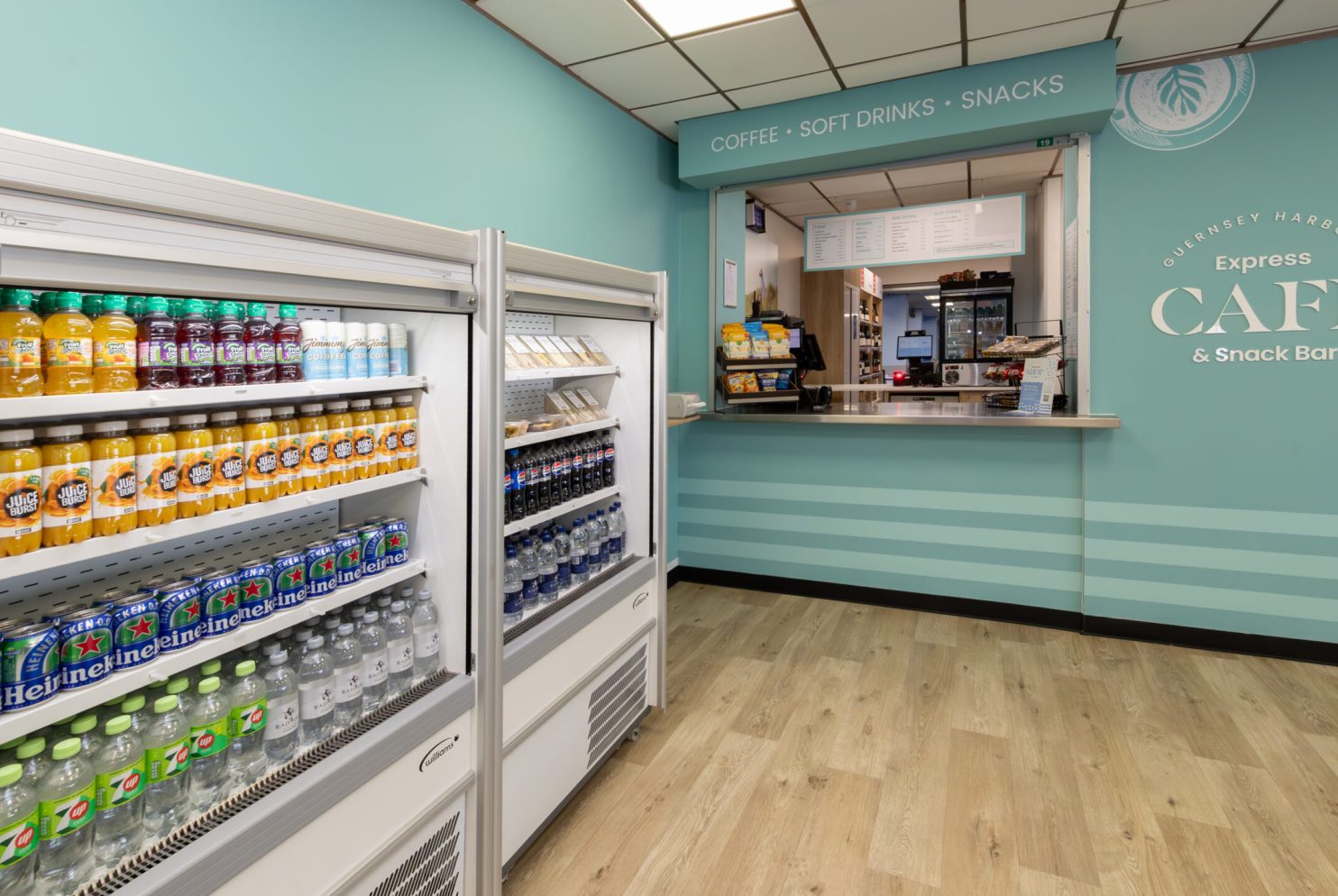 Brittany Ferries - Guernsey - New Port side Duty Free Shops.